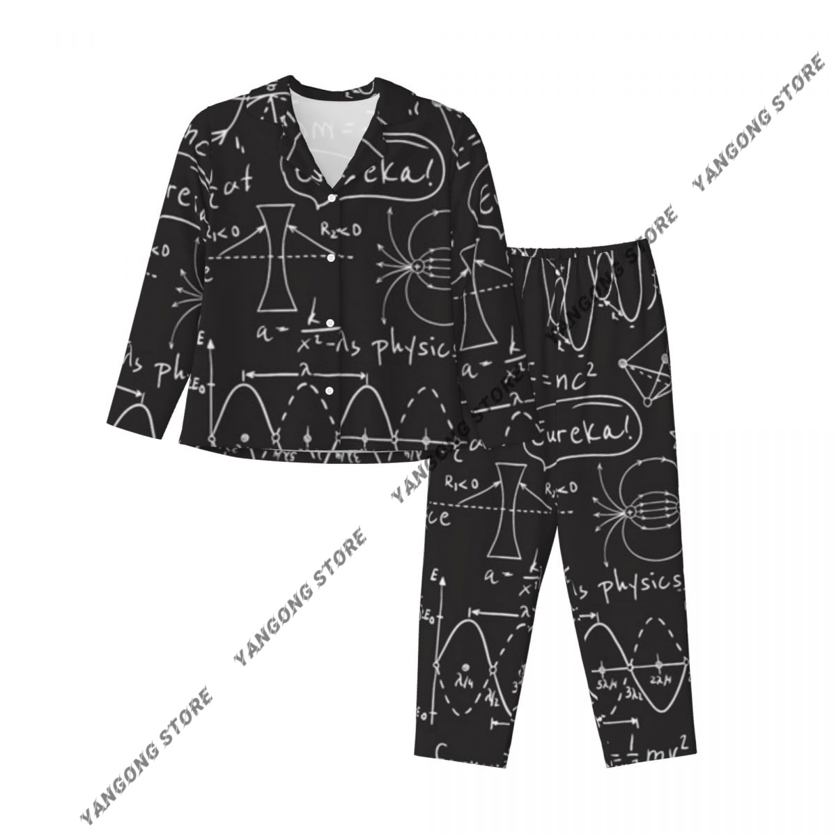 Women Sleepwear Pajamas Scienc - Monochrome Suit Set recension och pris