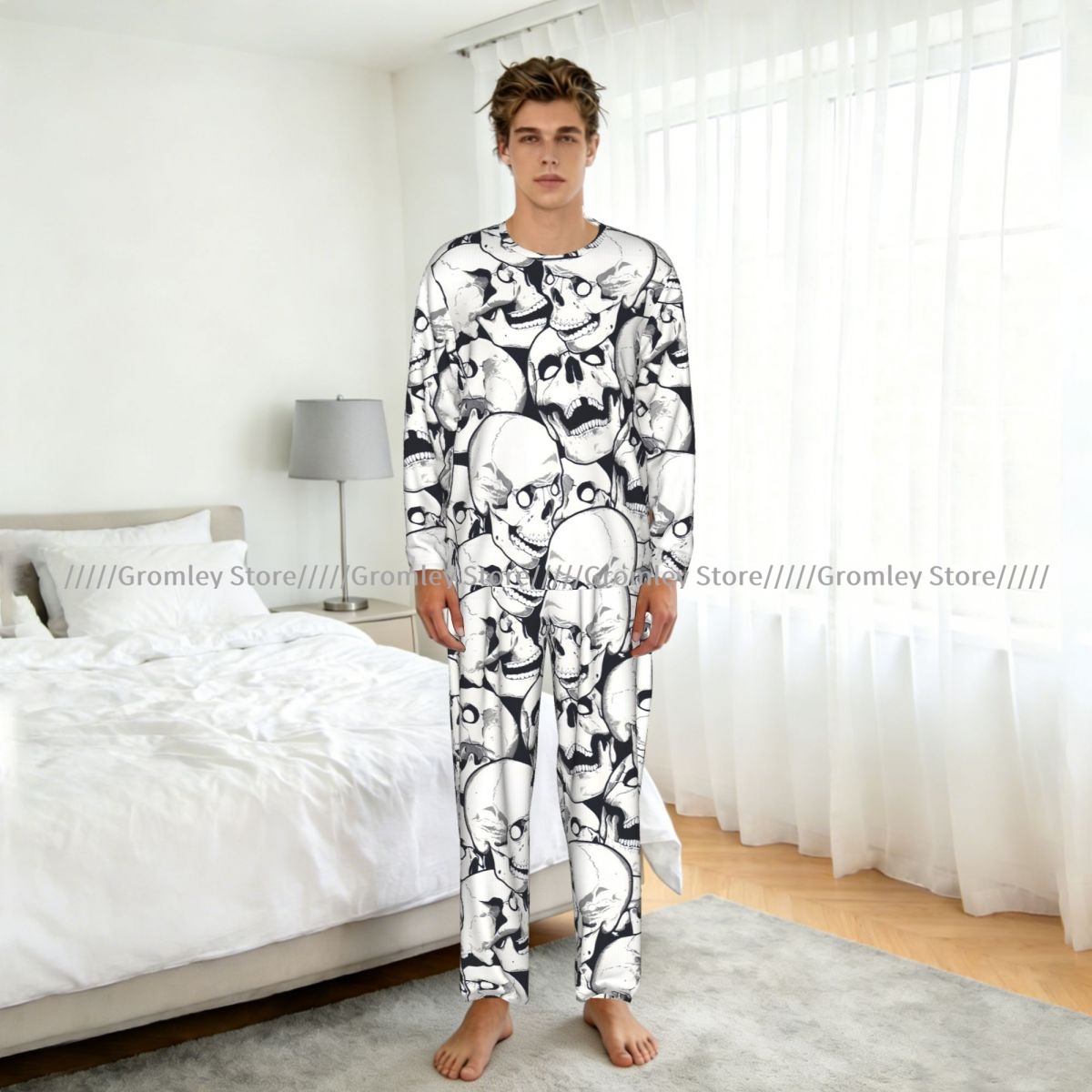 Monochrome Engraving Skulls Me - Monochrome Suit Set recension och pris