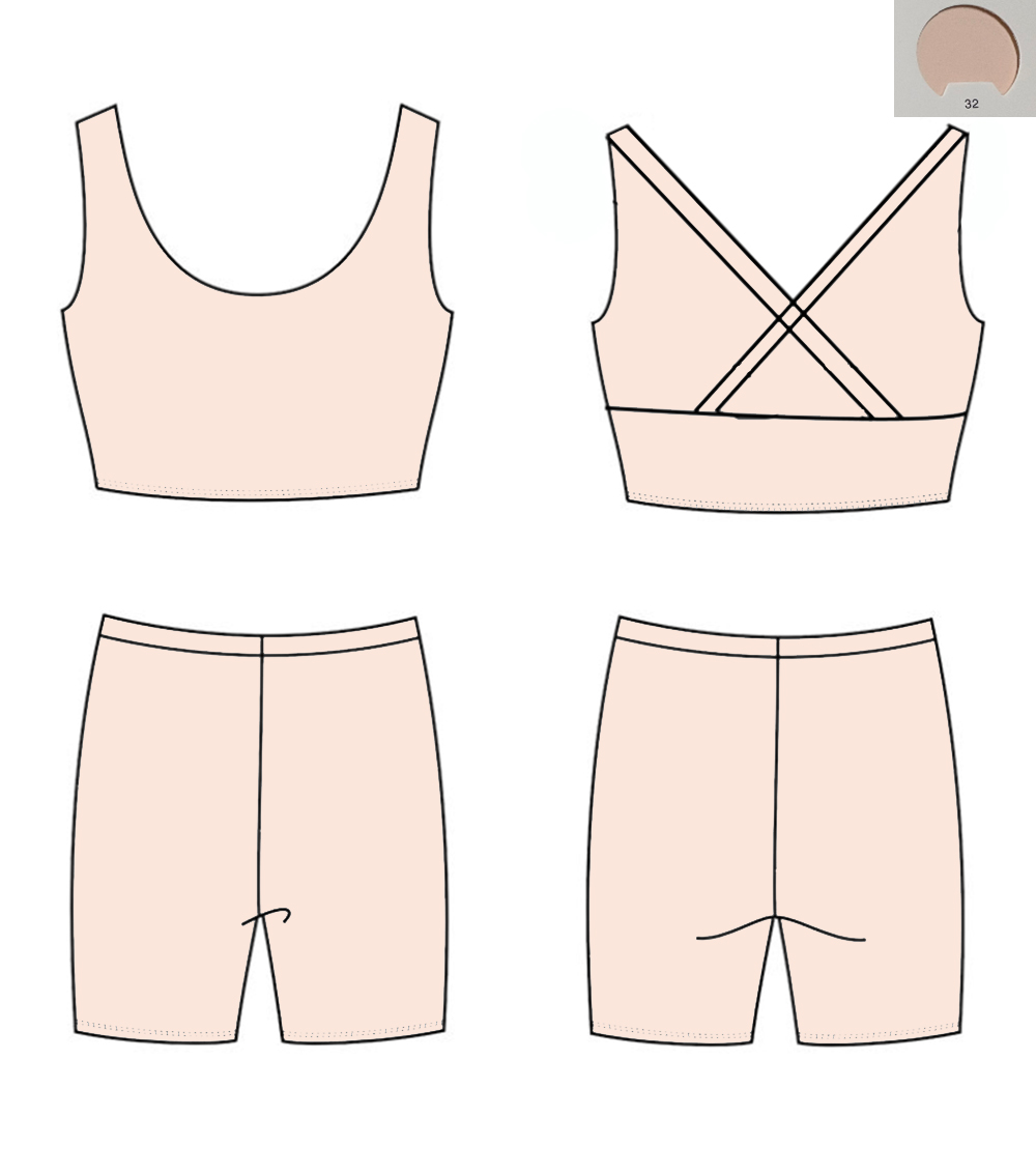 Monochrome Yoga Material Back  - Monochrome Suit Set recension och pris