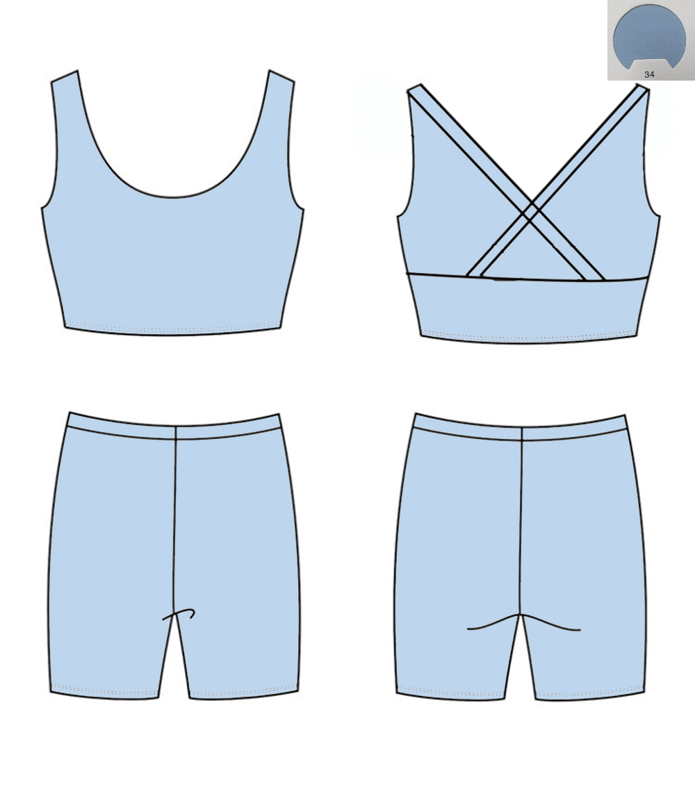 Monochrome Yoga Material Back  - Monochrome Suit Set recension och pris
