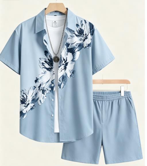 Vintage Monochrome Flower Grap - Monochrome Suit Set recension och pris
