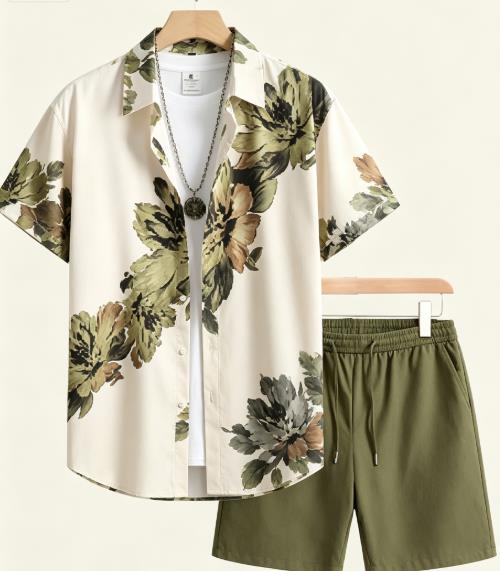 Vintage Monochrome Flower Grap - Monochrome Suit Set recension och pris