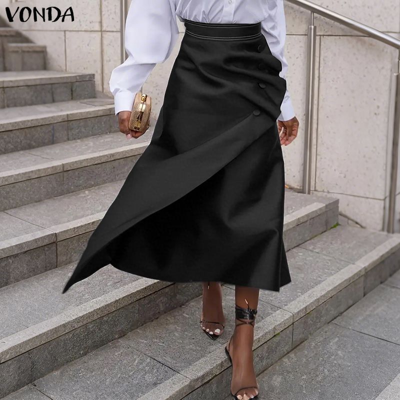 VONDA Plus Size 5XL Elegant Wo - Pencil Skirt Midi recension och pris