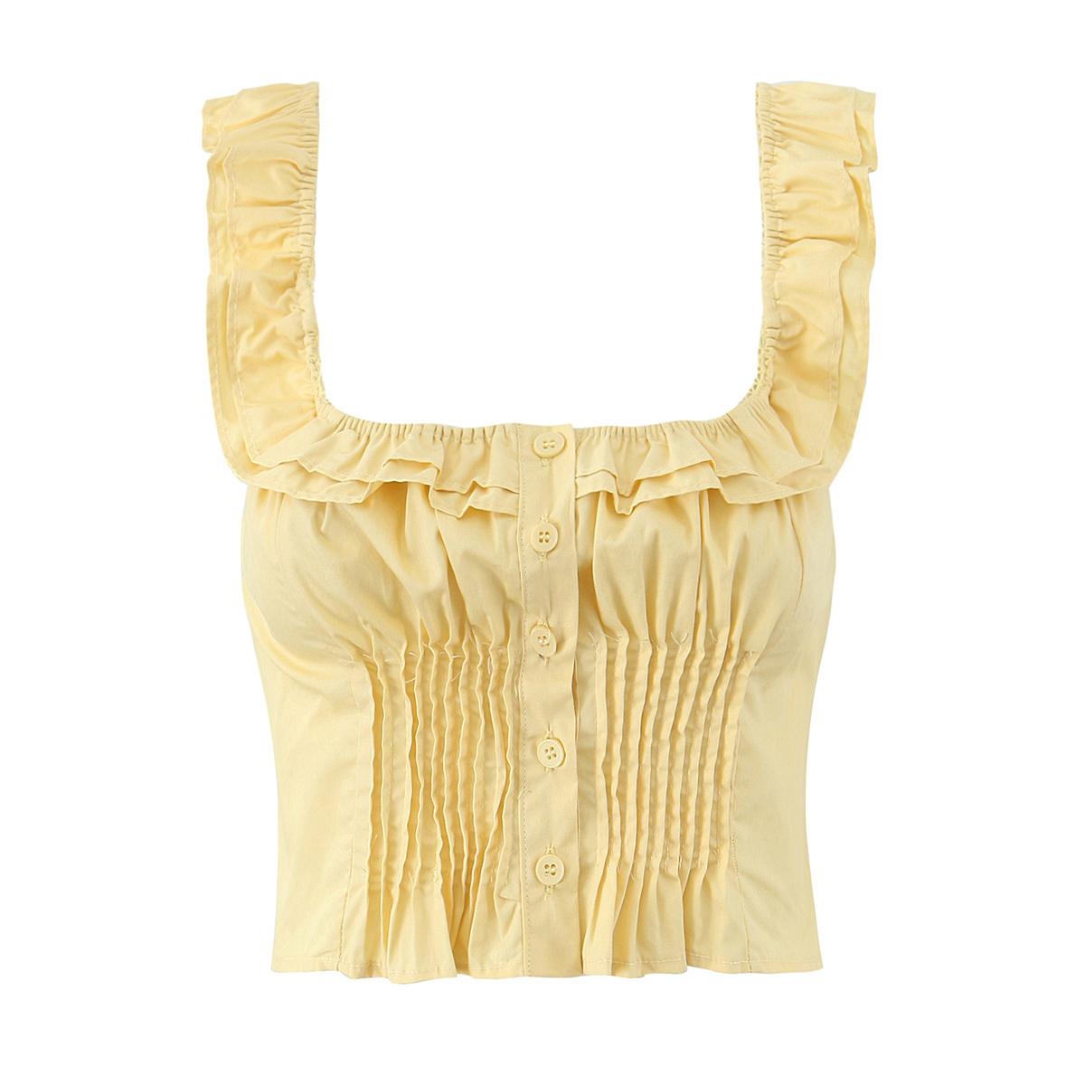 Women Wood Ears Ruffles Square - Pencil Skirt Midi recension och pris