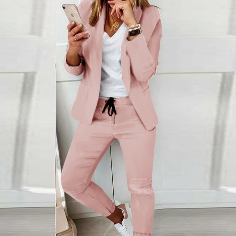 Women's Monochrome Casual Busi - Monochrome Suit Set recension och pris